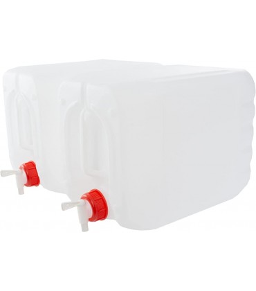 Anaterra Wasserkanister 3er Set je 10 Liter Trinkwasserkanister mit Deckel und Auslaufhahn lebensmittelecht - B01FXIPWAQ