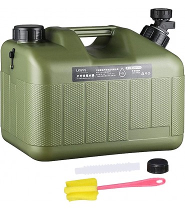 wmLzhen 10L Wasserbehälter mit Griff und Zapfhahn großkalibriger Camping-Wassereimer tragbarer Auto-Trinkwassertank - B09SV3H96C
